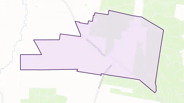 Cochranes Creek Area Boundary Map