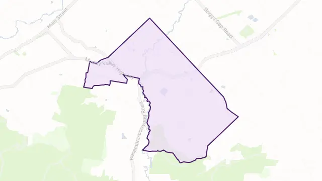 Colac Colac Area Boundary Map