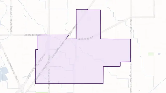 Congupna Area Boundary Map
