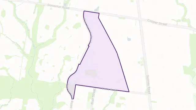 Coolaroo Area Boundary Map