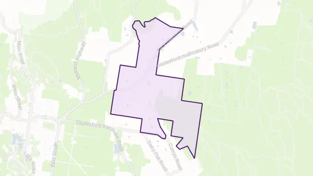 Coomoora Area Boundary Map