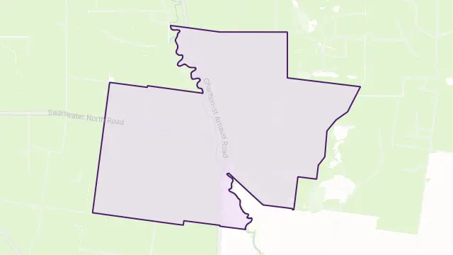 Coonooer Bridge Area Boundary Map