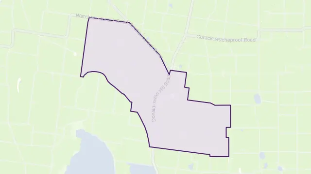 Corack Area Boundary Map
