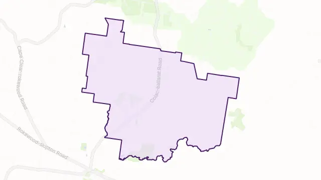 Corindhap Area Boundary Map