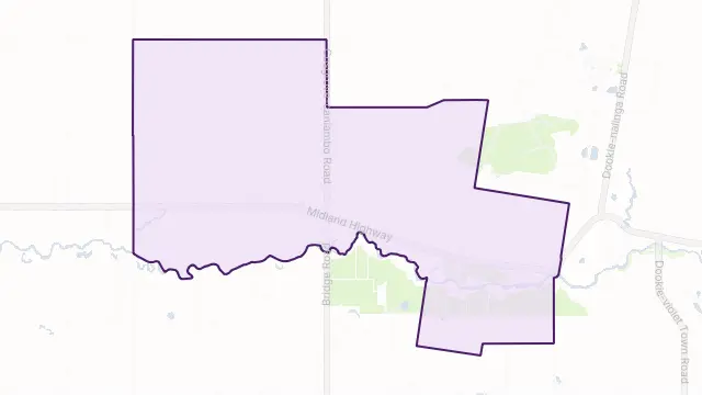 Cosgrove South Area Boundary Map