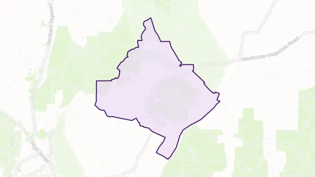 Costerfield Area Boundary Map