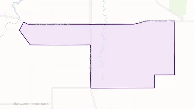 Creek View Area Boundary Map