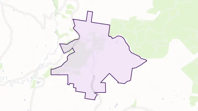 Crossover Area Boundary Map