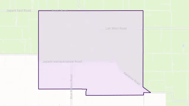Crymelon Area Boundary Map