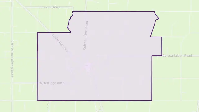 Culgoa Area Boundary Map