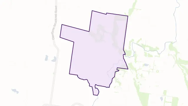 Curdies River Area Boundary Map