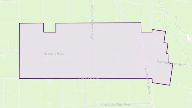 Curyo Area Boundary Map