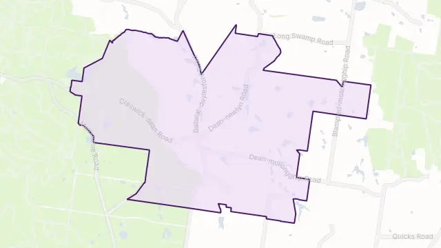 Dean Area Boundary Map