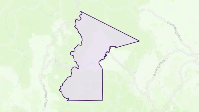 Deddick Valley Area Boundary Map