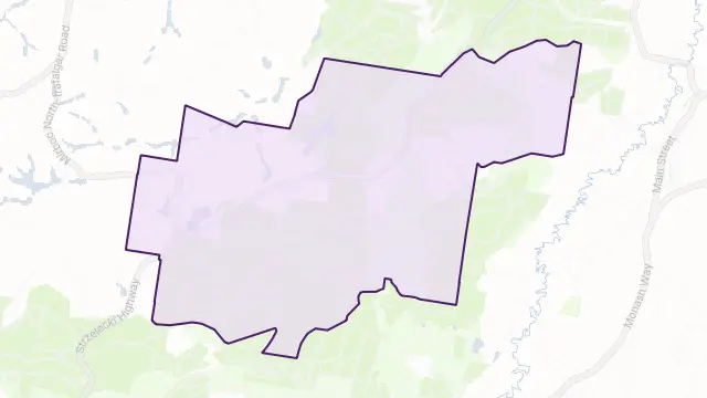 Delburn Area Boundary Map