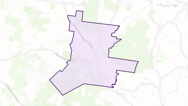 Dergholm Area Boundary Map