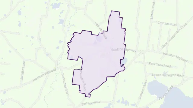 Derrinallum Area Boundary Map