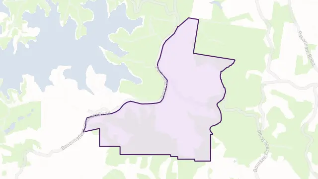Dewhurst Area Boundary Map