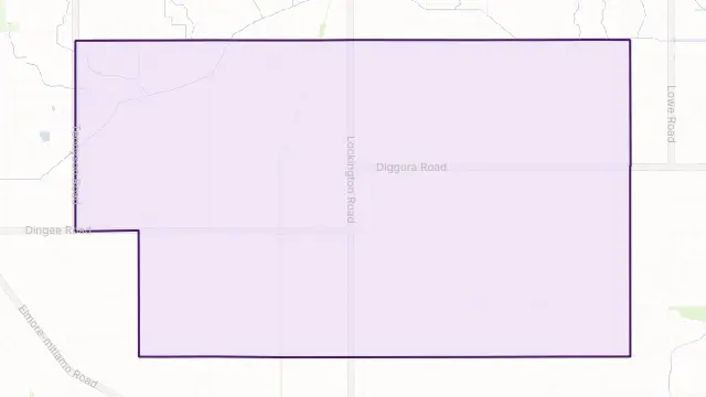 Diggora Area Boundary Map