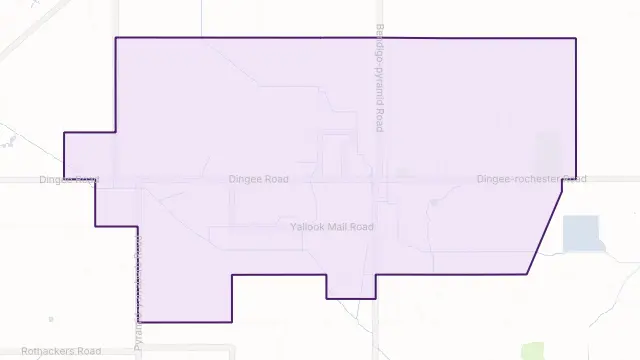 Dingee Area Boundary Map