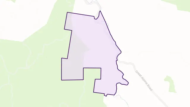 Doctors Flat Area Boundary Map