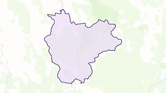 Double Bridges Area Boundary Map