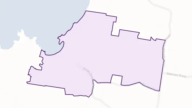 Dreeite South Area Boundary Map