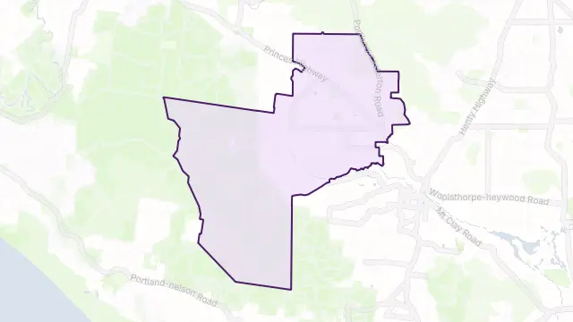 Drumborg Area Boundary Map
