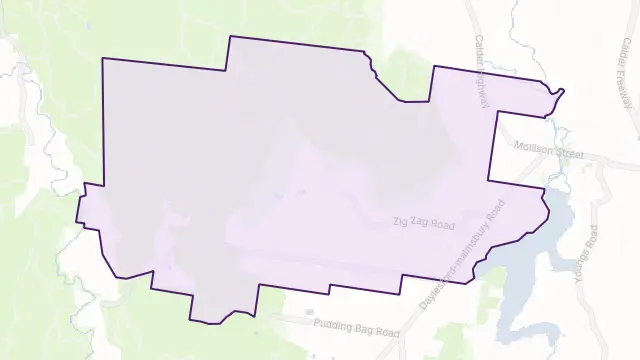 Drummond North Area Boundary Map