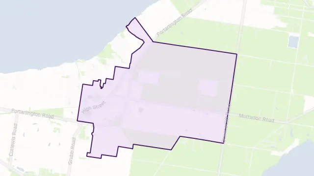 Drysdale Area Boundary Map