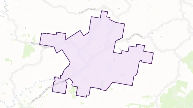 Dumbalk Area Boundary Map