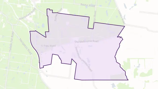 Dunnstown Area Boundary Map