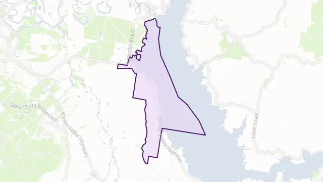 Ebden Area Boundary Map