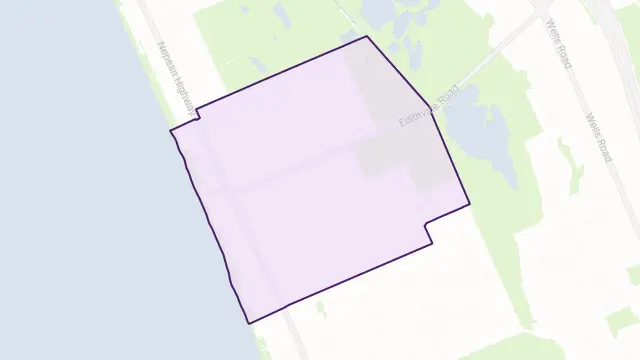 Edithvale Area Boundary Map