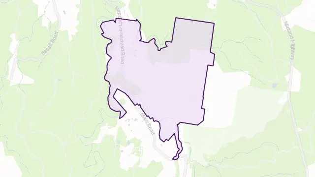 Elevated Plains Area Boundary Map