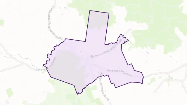 Elmhurst Area Boundary Map
