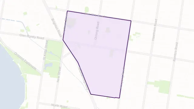 Elsternwick Area Boundary Map