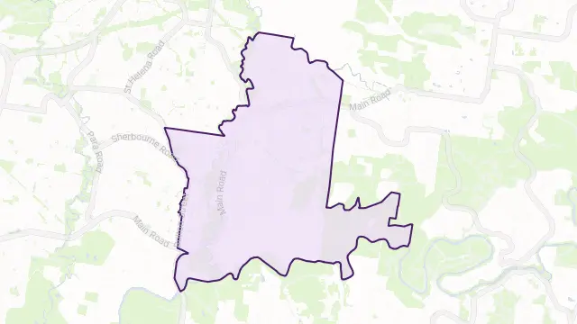 Eltham Area Boundary Map