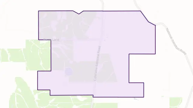 Englefield Area Boundary Map