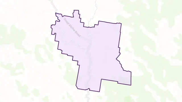 Ensay Area Boundary Map