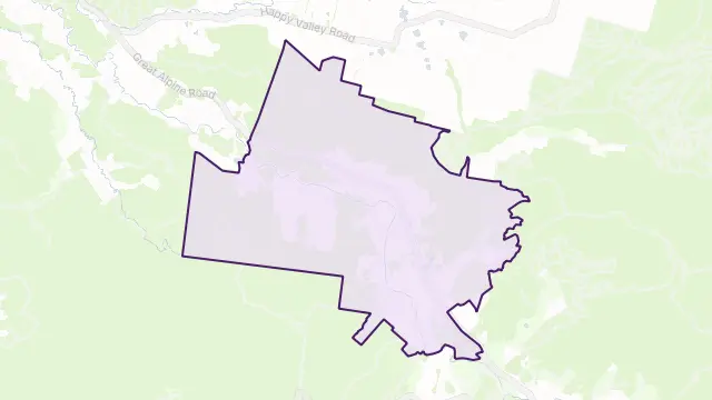 Eurobin Area Boundary Map