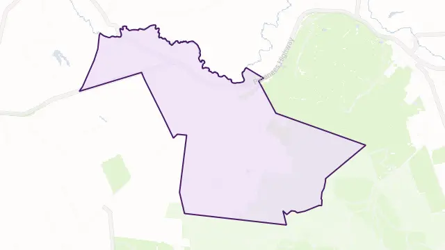 Eversley Area Boundary Map