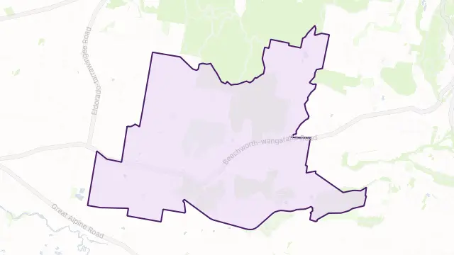 Everton Upper Area Boundary Map
