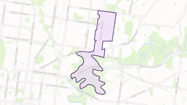 Fairfield Area Boundary Map