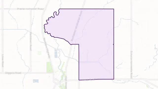 Fairy Dell Area Boundary Map