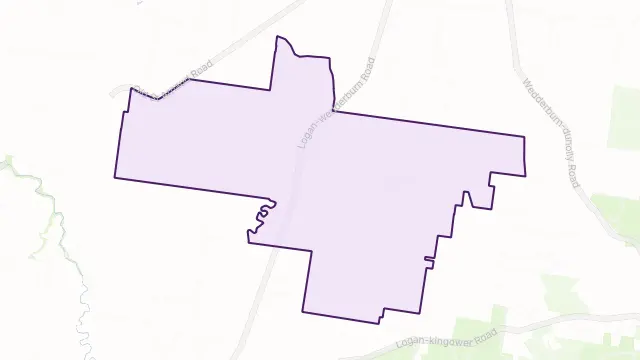 Fentons Creek Area Boundary Map