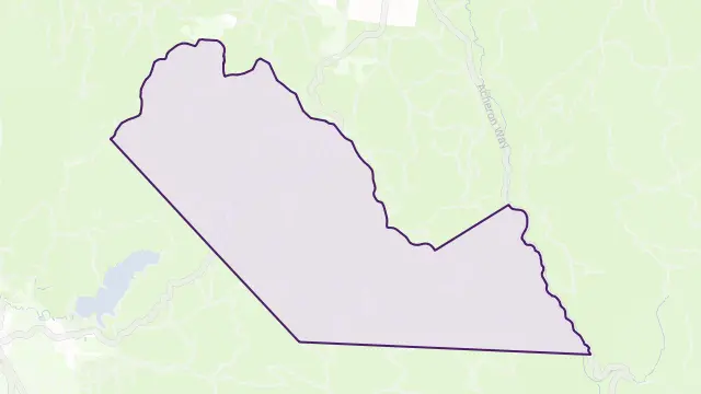 Fernshaw Area Boundary Map