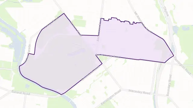 Flemington Area Boundary Map
