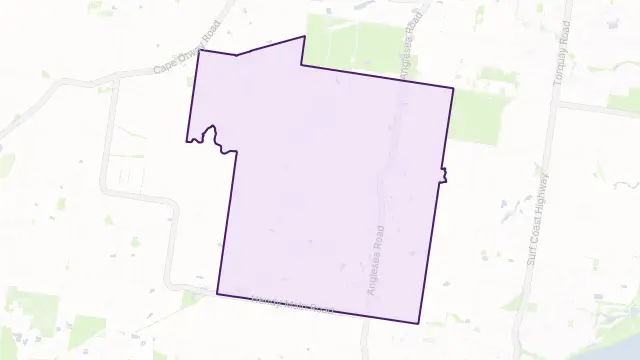 Freshwater Creek Area Boundary Map