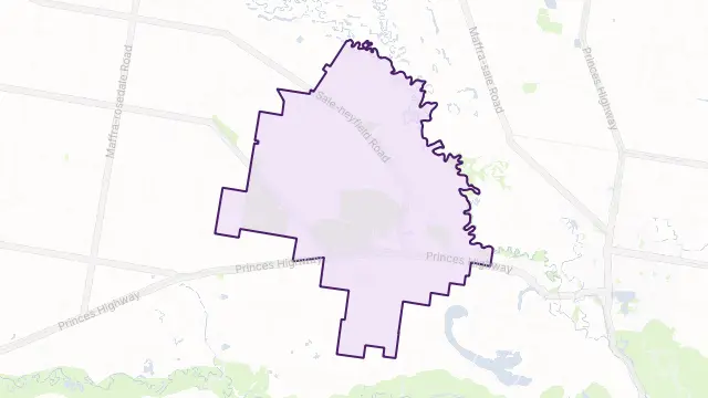 Fulham Area Boundary Map